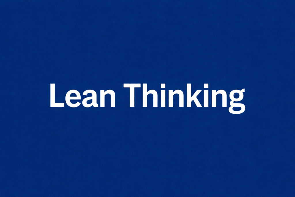 Lean Thinking